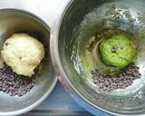 プレーンと抹茶のチョコチップスコーン作り方4写真