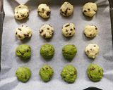 プレーンと抹茶のチョコチップスコーン作り方5写真