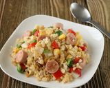 カルシウム豊富な夏野菜のお魚チャーハン作り方6写真