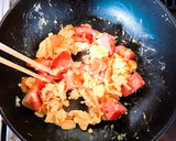 朝ごはんに♡トマトと卵の炒め物作り方5写真