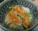 カレイの天ぷら　冷やしきしめん　温玉入り作り方13写真
