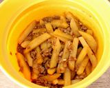 じゃがいもの肉味噌炒め~パクチー風味!作り方5写真
