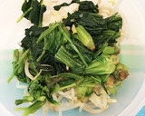 即席☆ほうれん草ともやしのごま和え作り方1写真