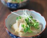 大豆パワーたっぷり♬高野豆腐の豆乳煮作り方4写真