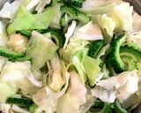 夏の常備菜☆ゴーヤとキャベツの塩昆布炒め作り方4写真