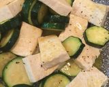 やみつき☆ズッキーニと豆腐のオリーブ炒め作り方11写真