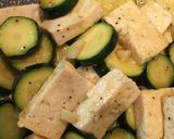 やみつき☆ズッキーニと豆腐のオリーブ炒め作り方13写真