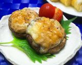 ふわふわジューシー!簡単椎茸の肉詰めやき作り方4写真