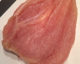 鶏むね肉のつるるんごまねぎ塩かけ作り方1写真