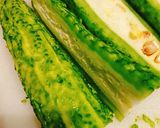 マヨぽんでツナとゴーヤのサラダ作り方1写真