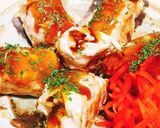 【簡単】ヘルシーキャベツのお好み焼き風♡作り方9写真