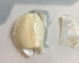 つるっと☆にんにくの皮の剥き方☆包丁だけ作り方3写真