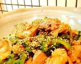 夏の常備菜☆ゴーヤとキャベツの塩昆布炒め作り方8写真