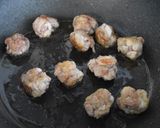 米粉のとろみ♪こま切れ肉で柔らか酢豚作り方5写真