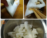 冬瓜のワタときゅうりの昆布茶あえ作り方1写真
