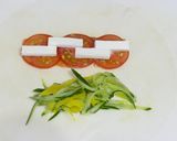 スモークサーモンとクリームチーズ生春巻き作り方3写真