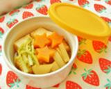 厚揚げとしかくまめのごま炊き作り方4写真