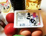 ﾄﾏﾄと卵、豆腐の旨味炒め♪作り方1写真