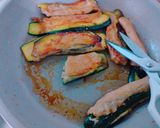 ＊ズッキーニとなすの豚肉挟み焼き＊作り方5写真