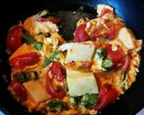 ﾄﾏﾄと卵、豆腐の旨味炒め♪作り方8写真