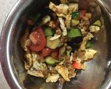たっぷり夏野菜と納豆の冷やし中華作り方3写真