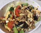 たっぷり夏野菜と納豆の冷やし中華作り方4写真