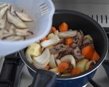 相性抜群♪椎茸・ひじき入り肉じゃが作り方3写真