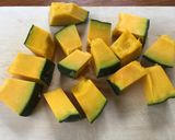 かぼちゃのクリームチーズ和え作り方1写真