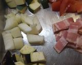 茄子ペーストのヘルシー野菜グラタン作り方3写真