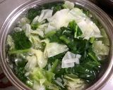 超楽々 キャベツのごま風味和え物作ります作り方1写真