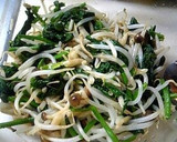 ほうれん草としめじのポン酢和え作り方4写真