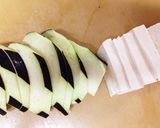 簡単☆ナスと豆腐のレンチン蒸し作り方1写真