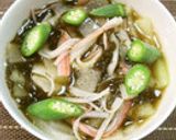 冬瓜ともずくの酢の物作り方6写真