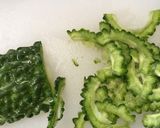 苦くないゴーヤのサラダ作り方2写真