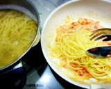生桜えびのトマトクリームパスタ作り方10写真