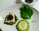 ゴーヤのはさみ揚げ(種ごと)作り方2写真