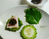 ゴーヤのはさみ揚げ(種ごと)作り方2写真