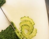 うまうまゴーヤ②ゴーヤのアンチョビ炒め作り方1写真