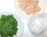 鶏むね肉の白菜キムチ炒め♪簡単にらモヤシ作り方4写真