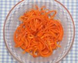 簡単☆酢ニンジンの無限ごまだれ塩昆布和え作り方3写真