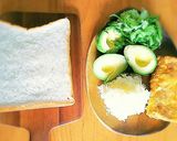 ボリュームサンドイッチお弁当♥沼サンド作り方1写真