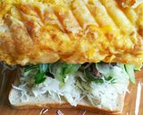 ボリュームサンドイッチお弁当♥沼サンド作り方5写真