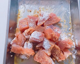 ノンフライ♬ マグロの竜田揚げ風作り方3写真