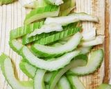 セロリの梅酢漬け作り方1写真