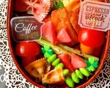 ささみカツ甘だれ♡コナコーヒーラベル弁当作り方2写真