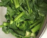 ツルムラサキと豚肉の中華炒め◎もやし入り作り方1写真