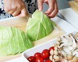 豆乳味噌チーズ鍋作り方1写真