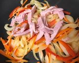 <簡単>ランチに♡カフェ風オムナポリタン作り方3写真