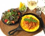 <簡単>ランチに♡カフェ風オムナポリタン作り方9写真
