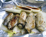 焼いてから包む♪牡蠣と白菜のホイル焼き作り方5写真